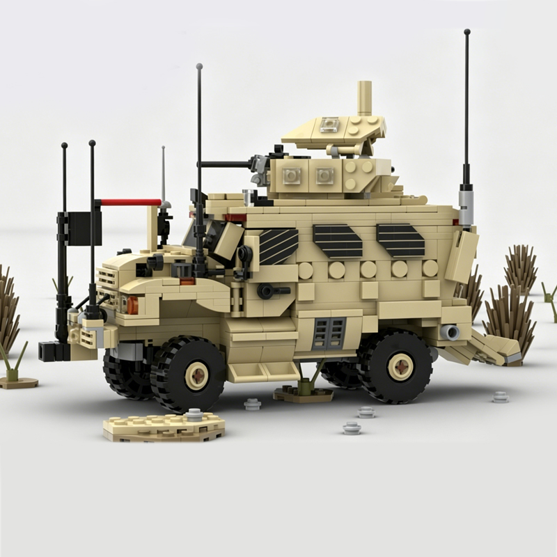 Heavy Equipment Armor - qwert Zwaar gepantserd automodel MOC Bouwstenen