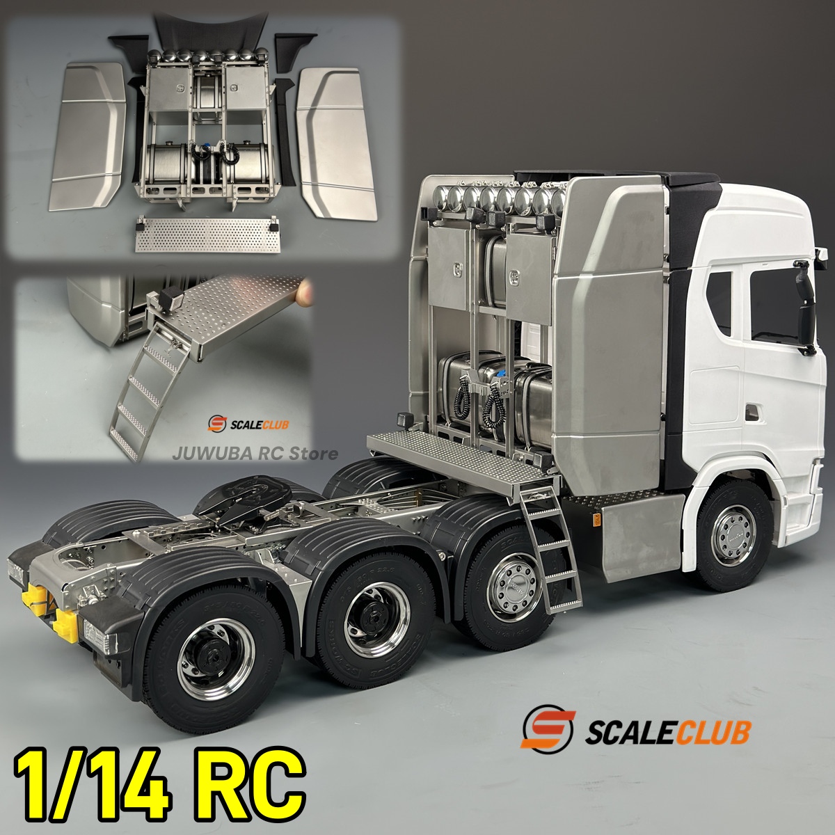 Heavy Equipment Haulers - 770S 1/14 Truck Cab Equipment Rack