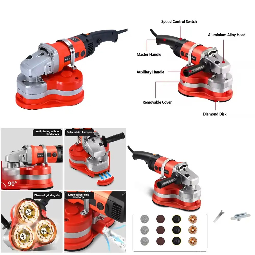 Floor Grinding Machine - Stofvrije betonvloerpolijstmachine voor vloerpolijsten, grof schuren