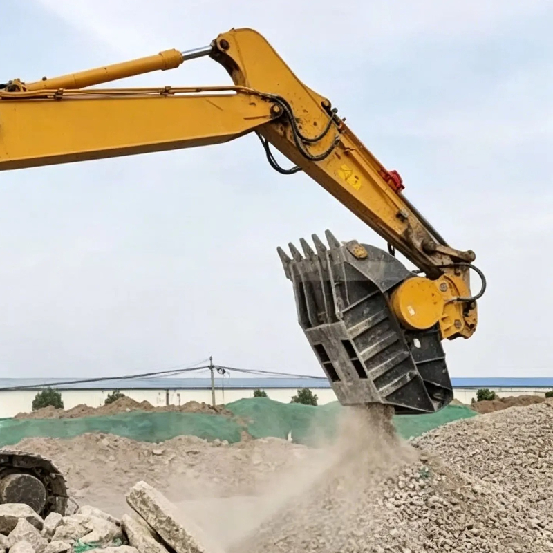 Hydraulische betonkruimelbak v - Heavy Equipment Attachments recensie en prijs