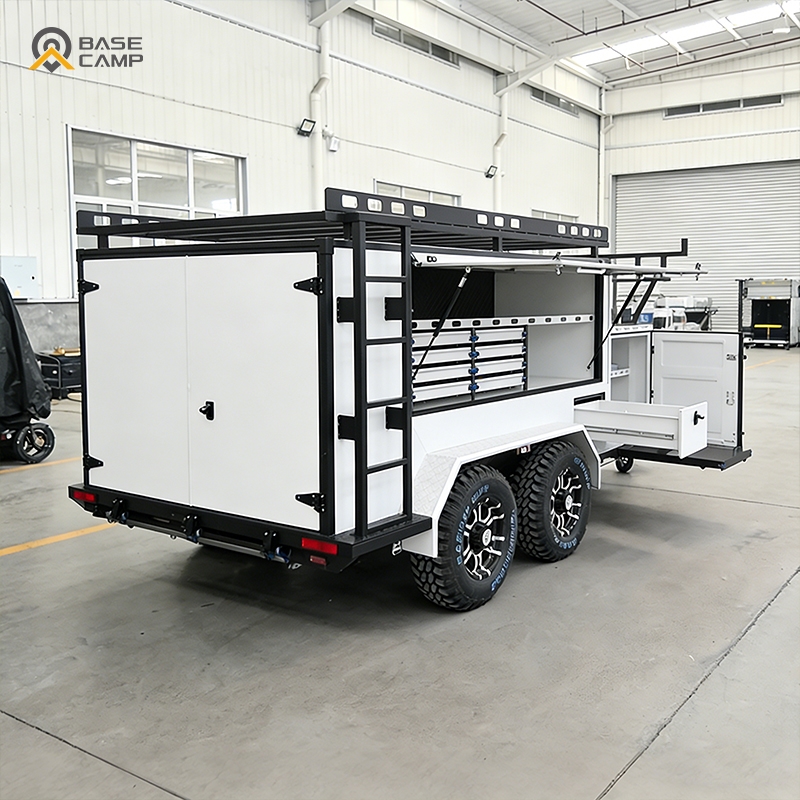 Zware-duty gesloten aanhangwag - Heavy Equipment Haulers recensie en prijs